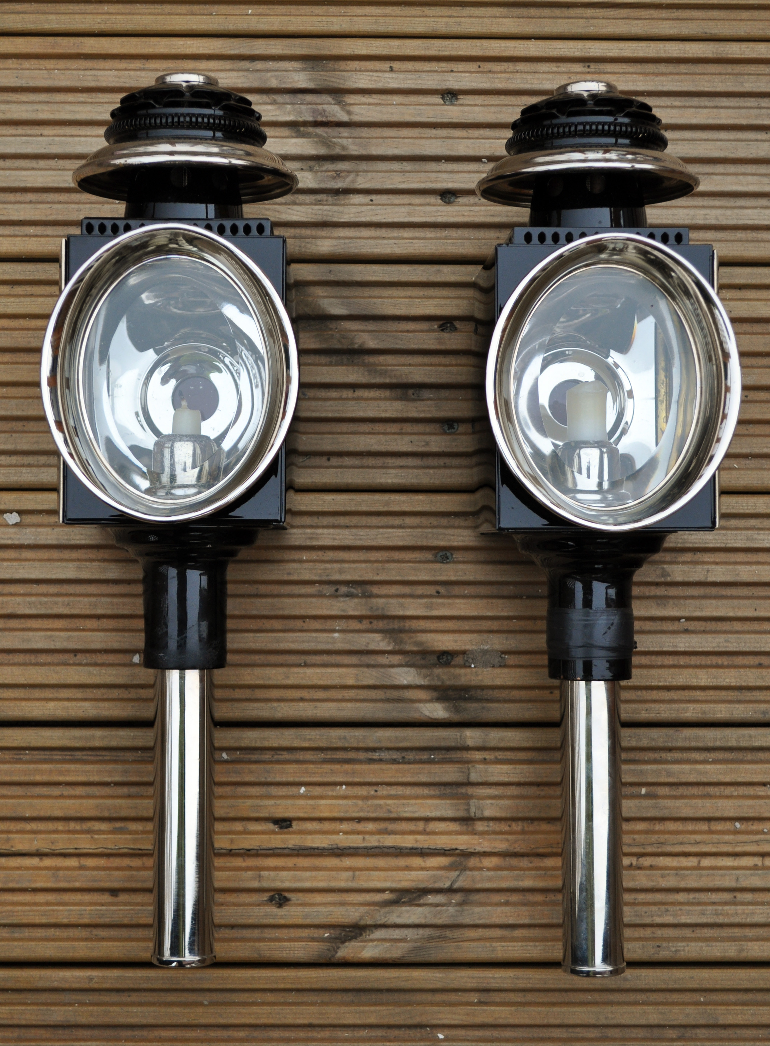 White Metal Lamps