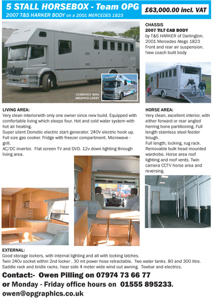 OPG LORRY ADVERT