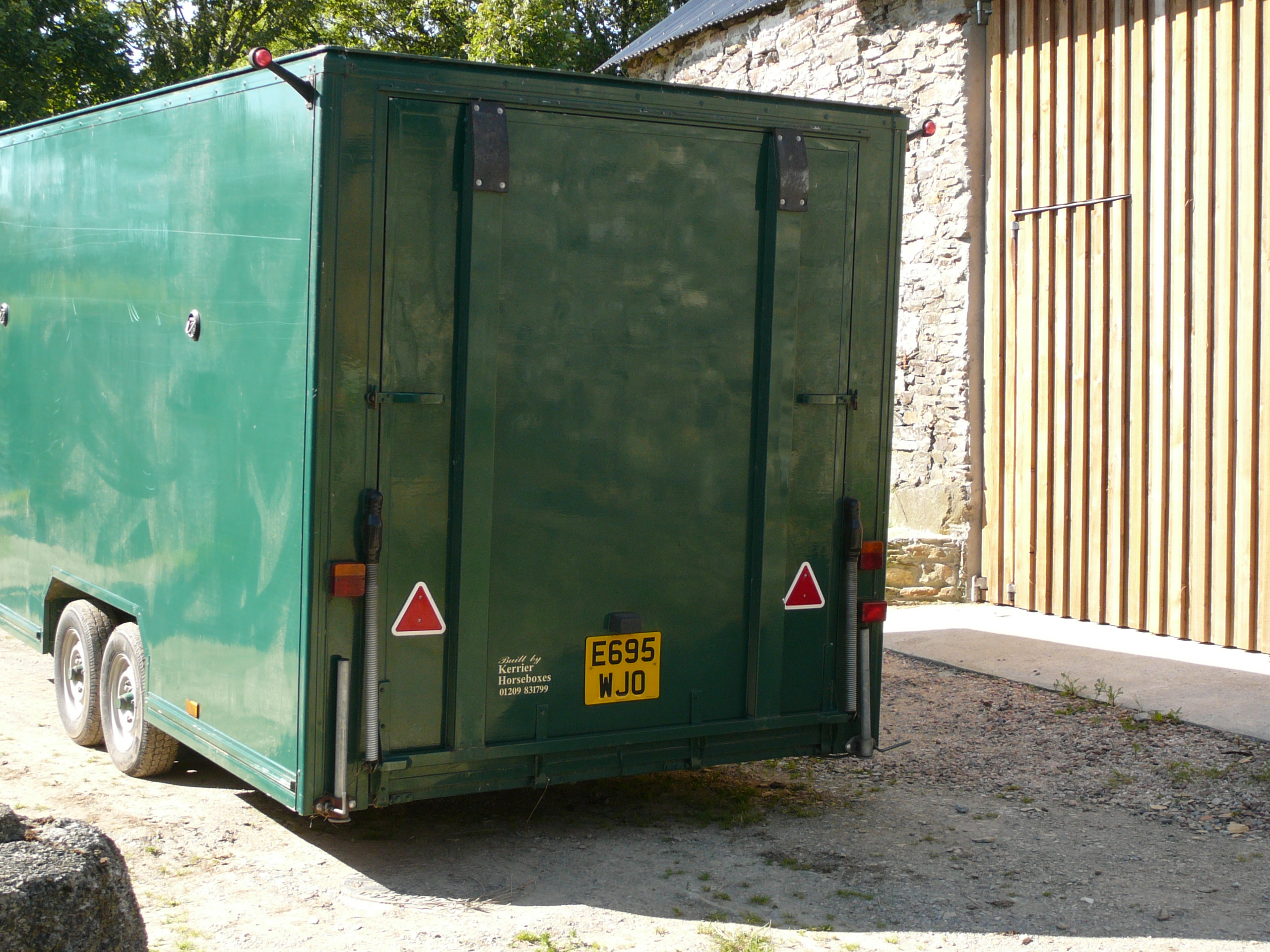 trailer back