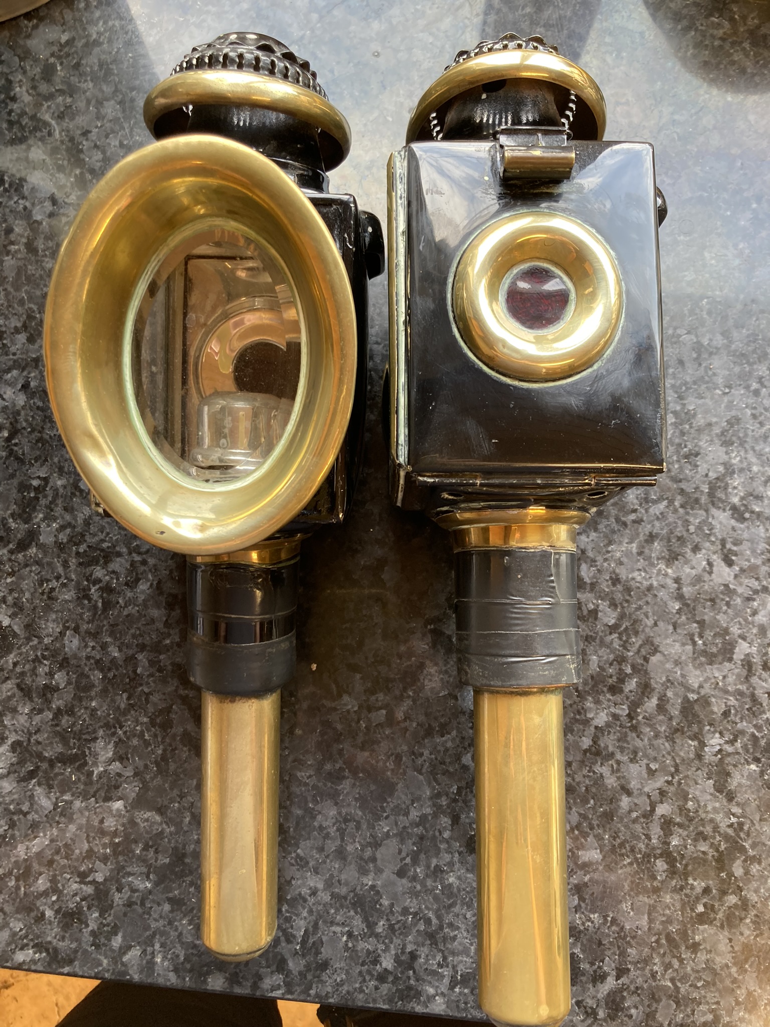 Pony carriage lamps